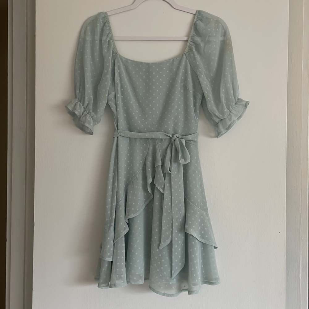 Blue Rain Girls Dress..